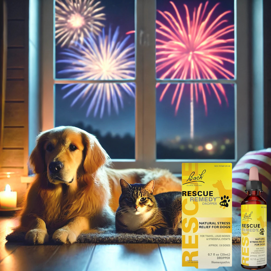 Bach RESCUE® Gotas Tranquilizantes Naturales con Flores de Bach para la ansiedad y el estrés en las mascotas